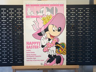 Eyes and Ears Cast Member Newspaper April 8 1993 Easter at Walt Disney World; Vero Beach DVC 