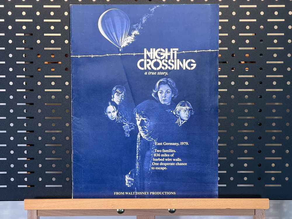 Night Crossing Walt Disney Productions 1982 Movie Press Book and Ad Pad