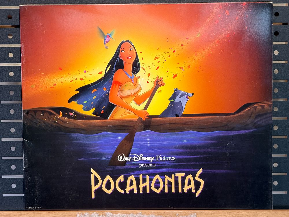 Pocahontas Walt Disney Pictures Movie Press Book