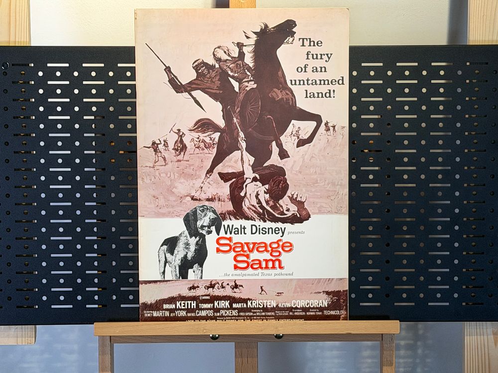 Savage Sam Walt Disney Productions 1963 Movie Press Book