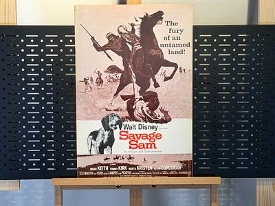 Savage Sam Walt Disney Productions 1963 Movie Press Book