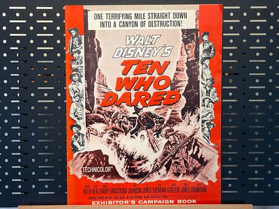 Ten Who Dared Walt Disney Productions 1963 Movie Exhibitors Campaign Book Press Book