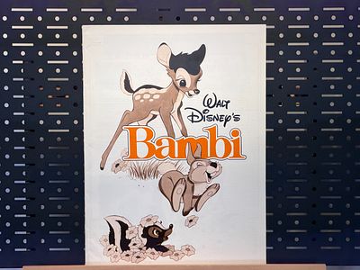 Walt Disney’s Bambi 1982 Re-Release Movie Press Book and Ad Pad