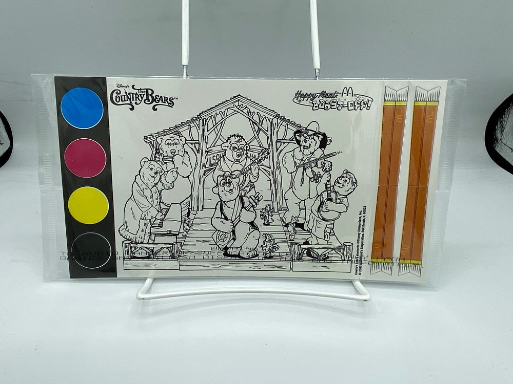 McDonald’s Happy Meal Blast Off Country Bears Painting Kit