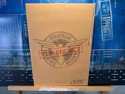Stark Industries Top Secret Site Development Plans Poster in Envelope