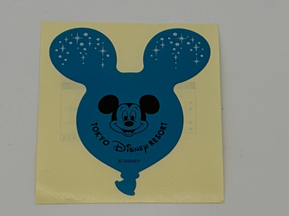 Tokyo DisneySea 25th Anniversary Sparkling Jubilee Mickey Balloon Sticker