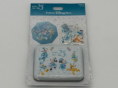 Tokyo DisneySea 25th Anniversary Sparkling Jubilee Sticker Set