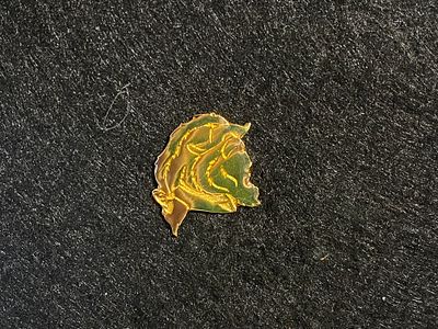 The Beast Gold Silhouette Pin