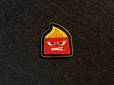 Inside Out Anger Pin