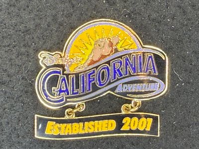 Disney’s California Adventure Established 2001 Dangle Pin