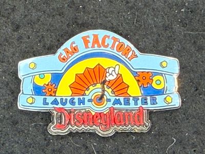 Disneyland Gag Factory Laugh Meter Pin (Piece Of Enamel Missing)