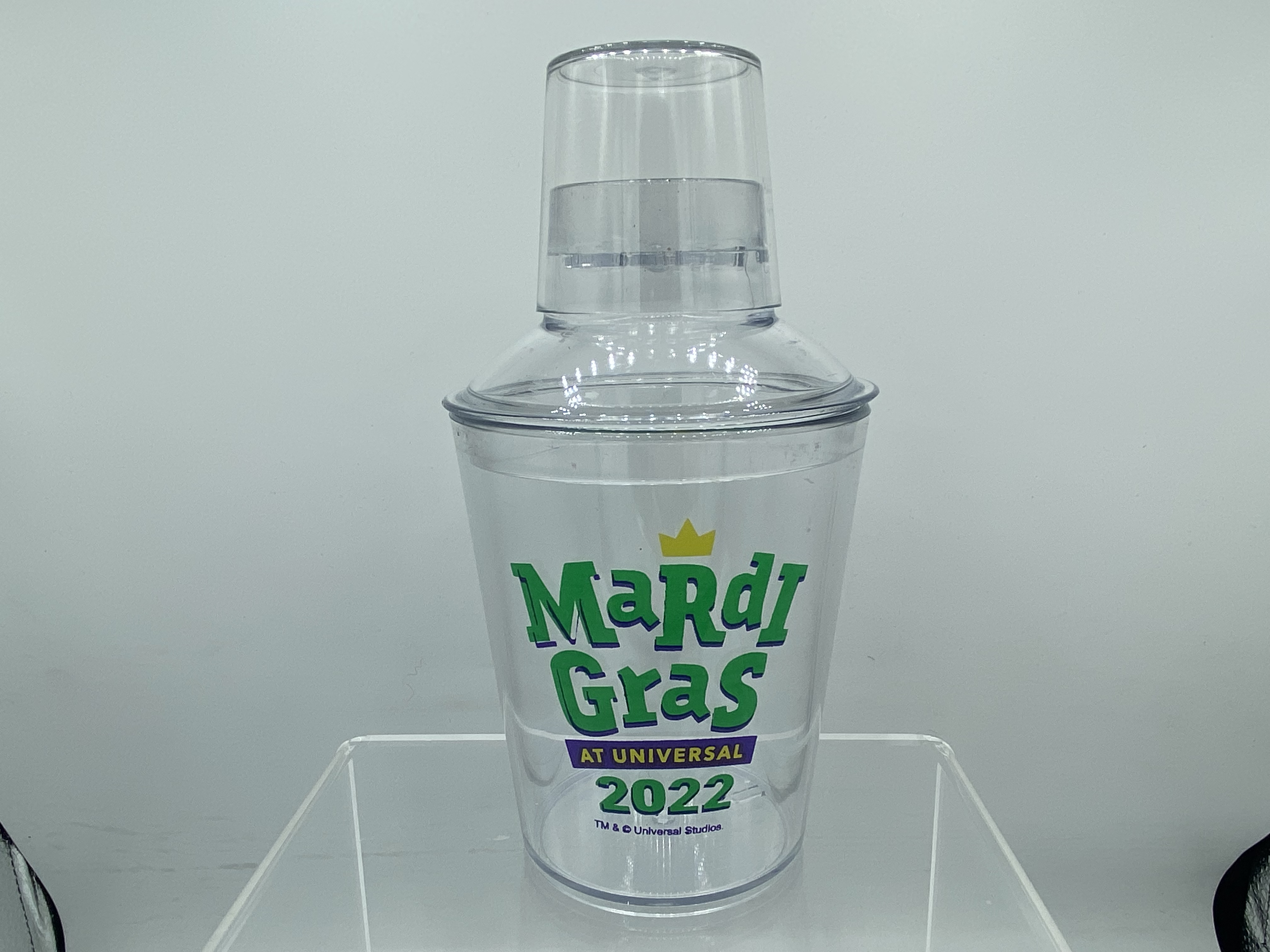 Universal Mardi Gras 2022 Cocktail Shaker