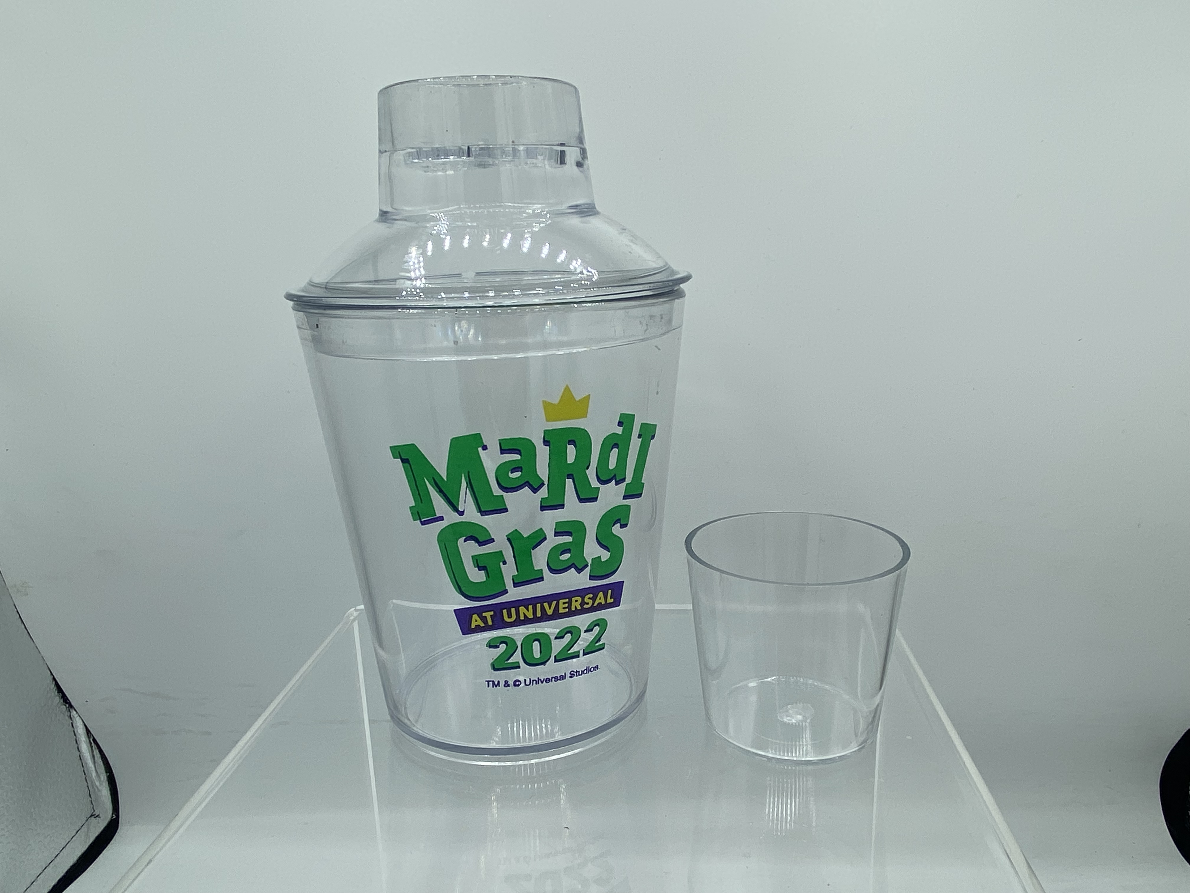 Universal Mardi Gras 2022 Cocktail Shaker