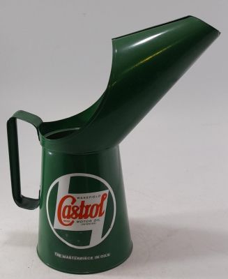 MODERN CASTROL OIL CAN - 10 INCHES IN HEIGHT