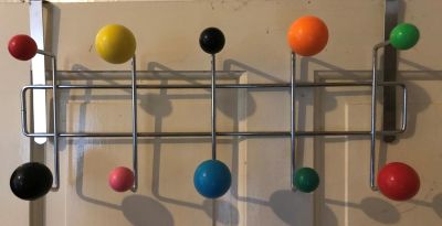ATOMIC SPUTNIK CHROME COAT RACK (VARIABLE BALLS) 17" ACROSS