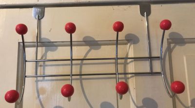 ATOMIC SPUTNIK CHROME COAT RACK (SMALL BALLS) 10" ACROSS