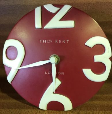 COLLECTABLE DESIGNER MANTLE CLOCK BY THOMAS KENT OF LONDON