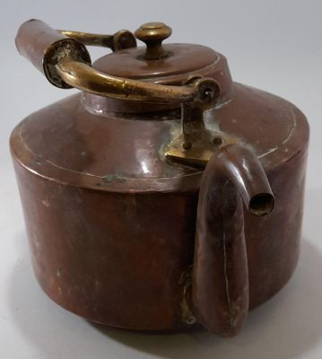 VINTAGE BRASS &amp; COPPER KETTLE