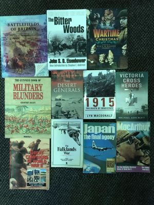 11 X WAR BOOKS MOSTLY MISCELLANEOUS