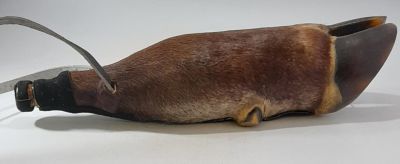 FABULOUS UNUSUAL UNGULATE BOTTLE FLASK 15 INCHES IN LENGTH