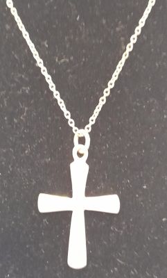 SILVER CROSS &amp; CHAIN