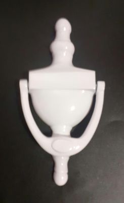 17 X BOXED WHITE ALUMINIUM URN DOOR KNOCKERS