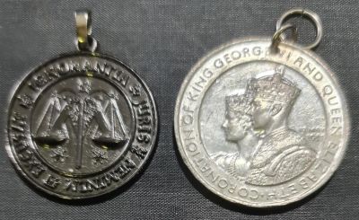 2 X VINTAGE COMMEMORATIVE MEDALS