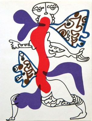 Charles Lapicque - Untitled. 1974, lithograph, . Sheet size 12 1/4 x 9 1/2 inches. original 