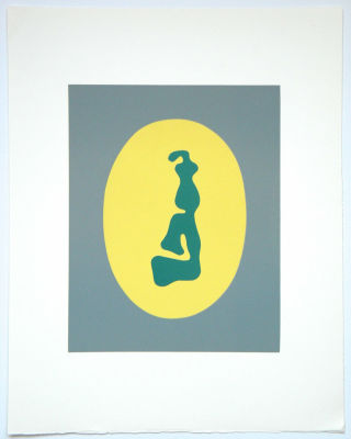 Jean Hans Arp - "Soleil Recercle" | Dada art. , Woodcut. Inked impression on BFK Rives wove paper 