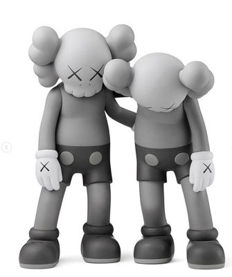 KAWS - Along the Way (Gray - Set). 2019, Vinyl, paint, Open Edition. 10 1/2 x 9 x 5 inches / each.