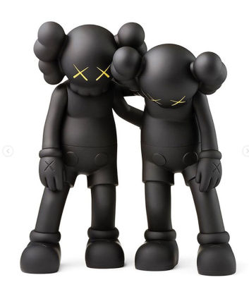 KAWS - Along the Way (Black - Set). 2019, Vinyl, paint, Open Edition. 10 1/2 x 9 x 5 inches / each.