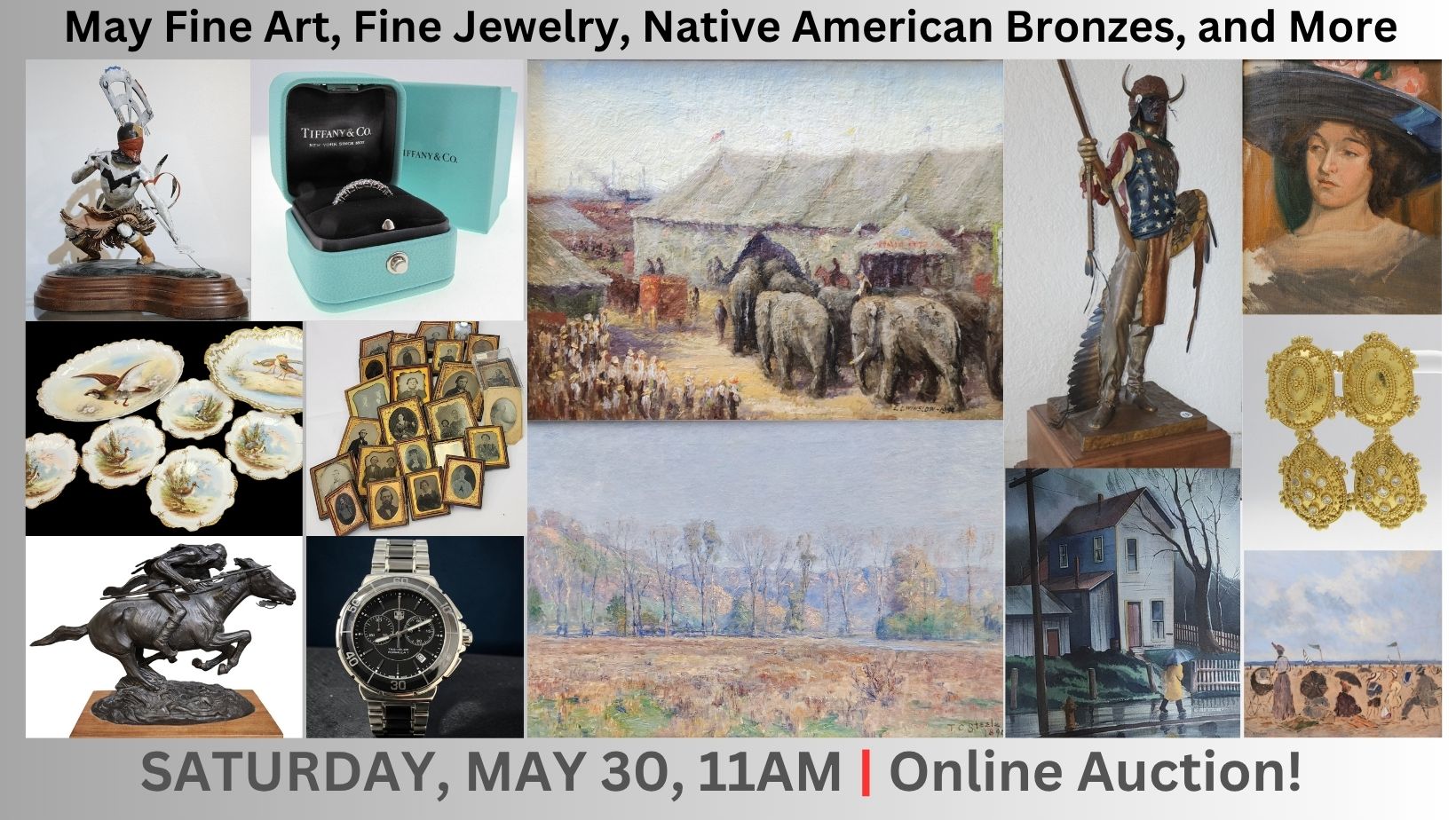 Wickliff Auctions | May Fine Jewelry, Fine Art, Bronzes, and More!