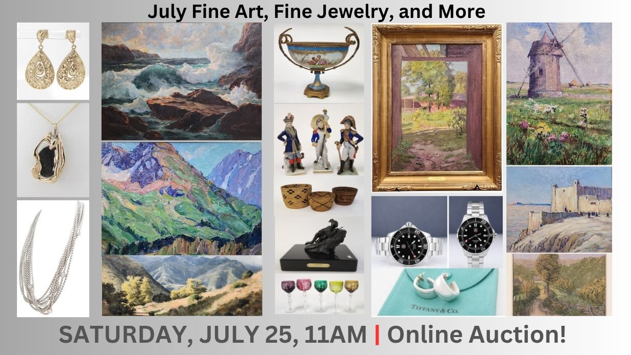 Wickliff Auctions | July Fine Art, Fine Jewelry, And More!