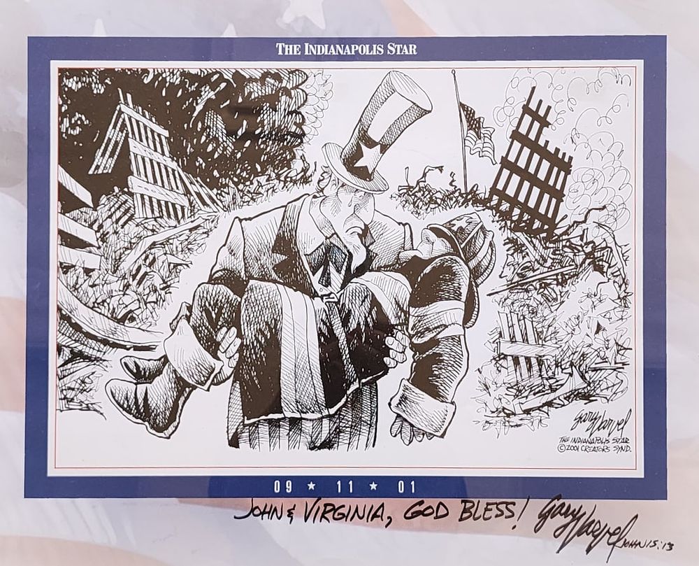 Lot 896: Gary Varvel, Remembering 9/11 Commemorative