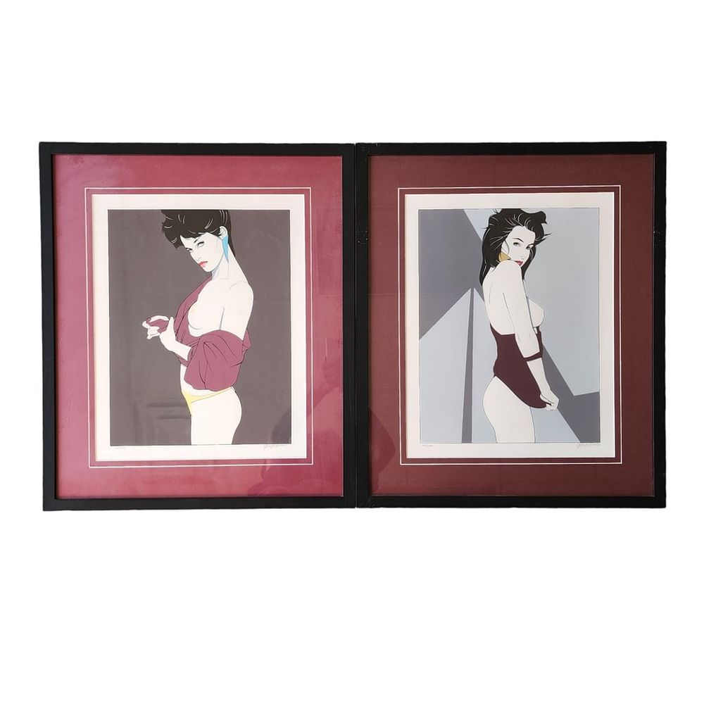Lot 899: Two, Ltd Edition Patrick Nagel Framed Lithographs