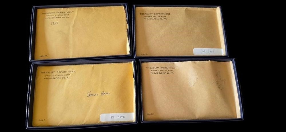 Lot 1864: (4) US Mint Silver Proof Sets, including 1959,...