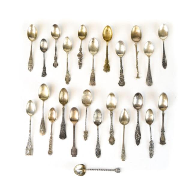 Lot 156: Sterling Silver Demi Tasse Spoons