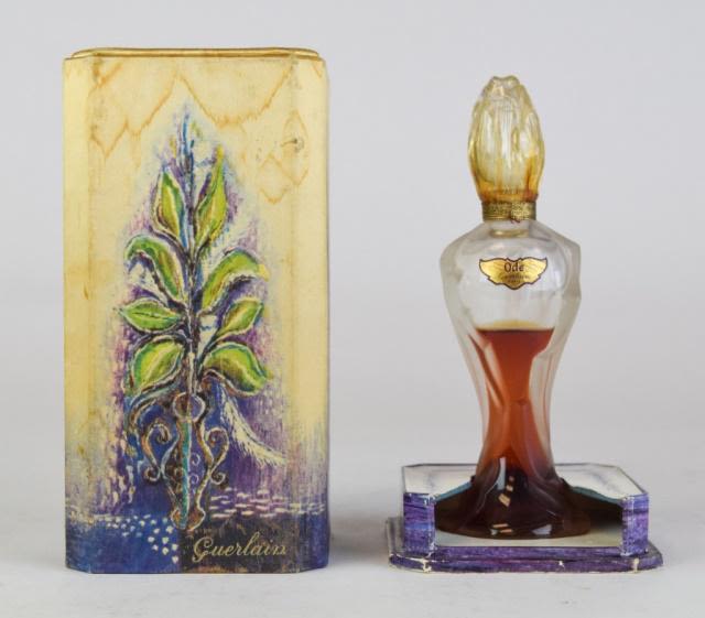 Lot 193: Guerlain Ode French Perfume in Baccarat Bottle
