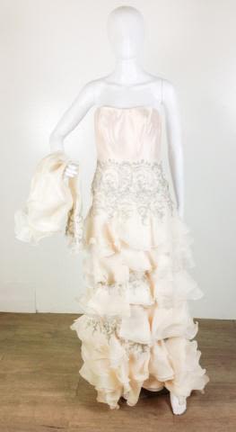 Lot 178: Vintage Atelier Aimee Ruffed Gown