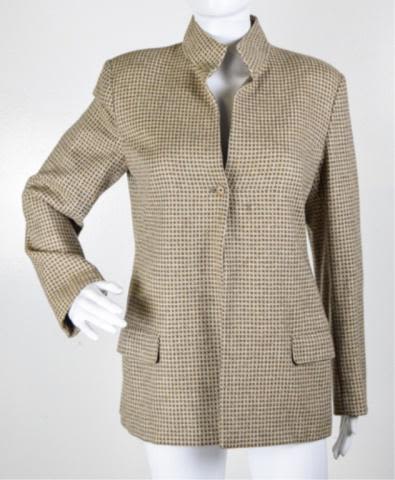 Lot 187: Davide Cenci Cashmere Hound's Tooth Jacket