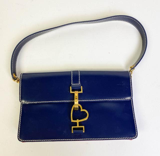 Lot 226: Moschino Blue Purse
