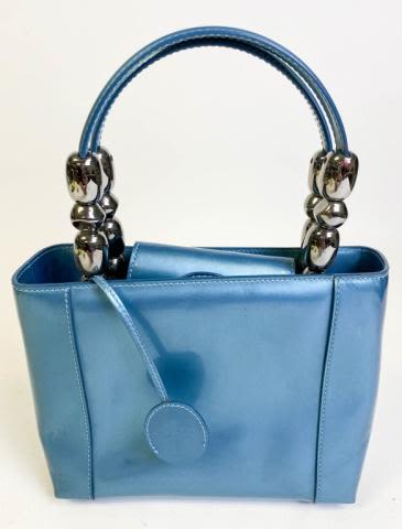 Lot 229: Blue Vintage Christian Dior Purse