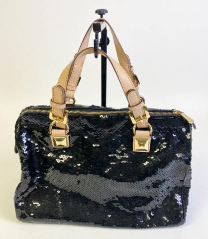 Lot 245: Michael Kors Grayson Sequined Bag