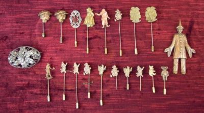 Lot 1 - Grouping of Vintage Copper Pins