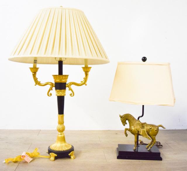 Lot 179: 2 Decorative Table Lamps