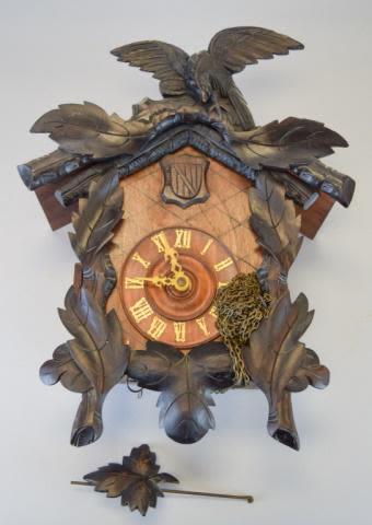 Lot 198: Cuckoo Clock, Black Forest Style