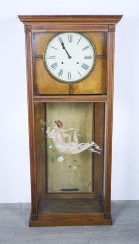 Lot 206: 19th Century Wall Clock