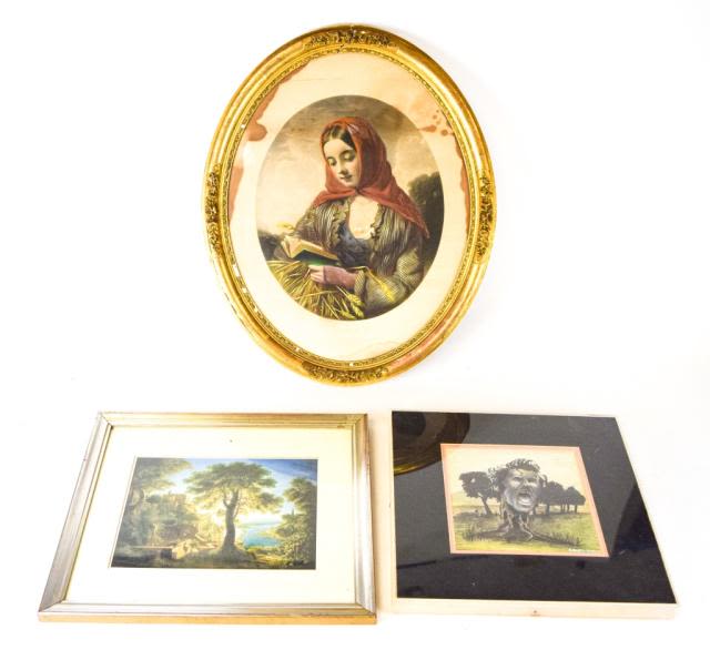 Lot 210: 3 Piece Art Lot