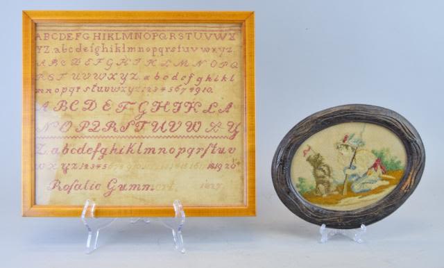 Lot 235: Grouping of Needlepoint Samplers
