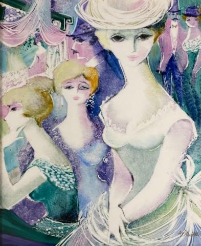 Lot 317: Lis Muller for Rosenthal Porcelain Plaque